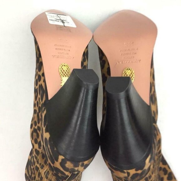 AQUAZZURA Saint Honore Jaguar Suede Bootie… - Picture 11 of 13